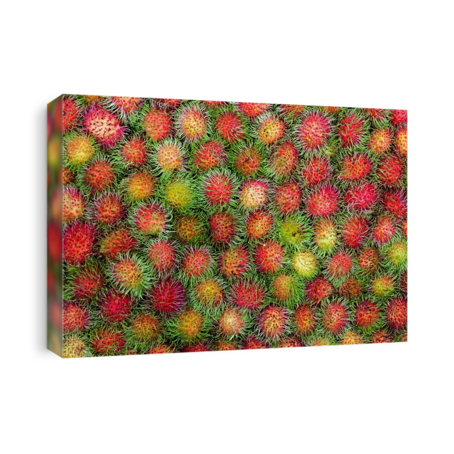 Fresh Rambutan fruits background